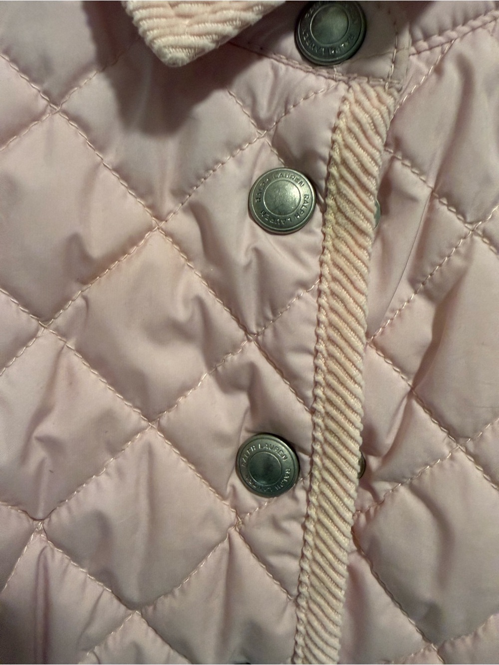 Polo by Ralph Lauren Light Pink Quilted Puffer Jacket for Kids - Picture 4 of 4